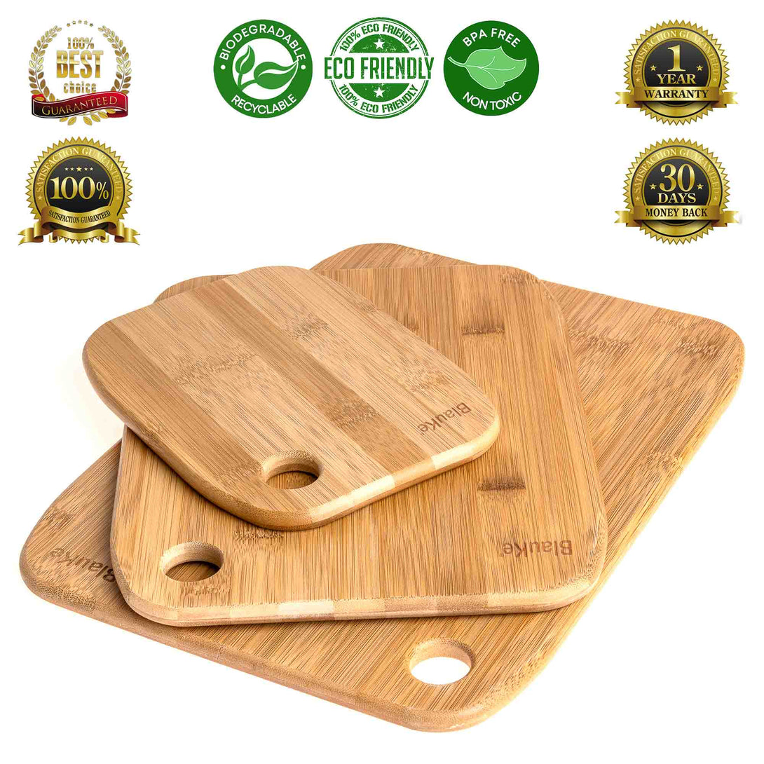 Organic 3 X Set of Wooden Chopping Boards Different Sizes for Every  Occasion Beautifully Designed, Durable & Hard Wearing - China Bamboo Chopping  Board and Bamboo Cutting Board price