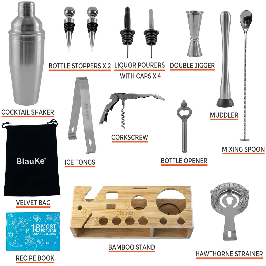 Types of Bartending Shakers and Jiggers - The Bartender Company