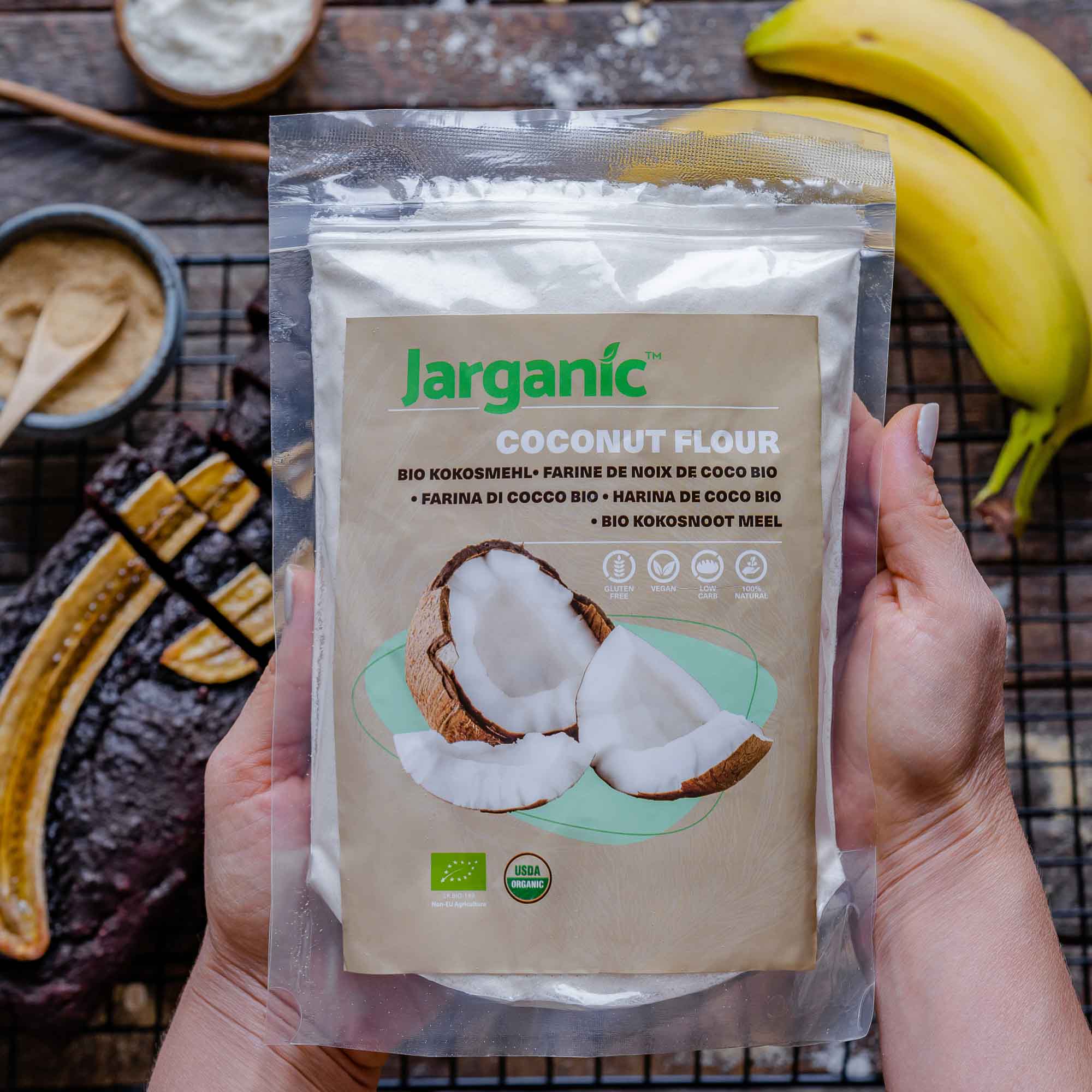 A pack of organic coconut flour