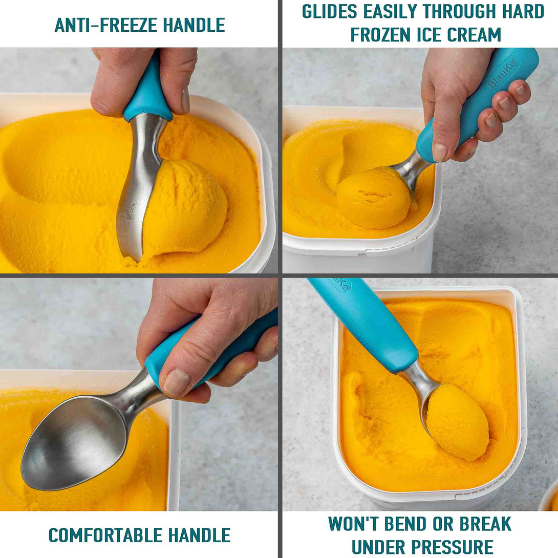 Ice-Cream Scoop with Plastic Handle Stainless Steel Extra Large